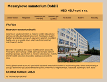 Tablet Screenshot of medi-help.cz